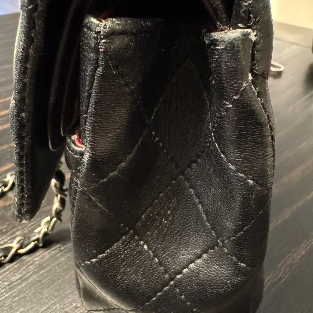 Chanel Classic Black Quilted Crossbody Bag* - Picture 9 of 16